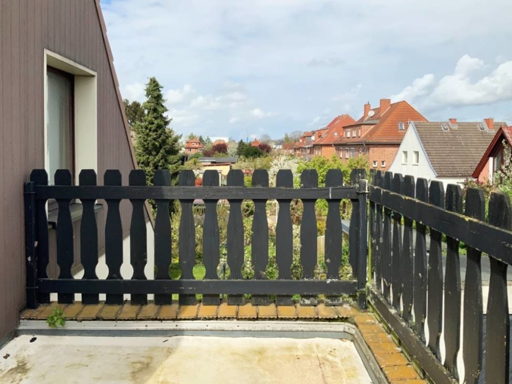 Balkon mit Blick ins Grüne