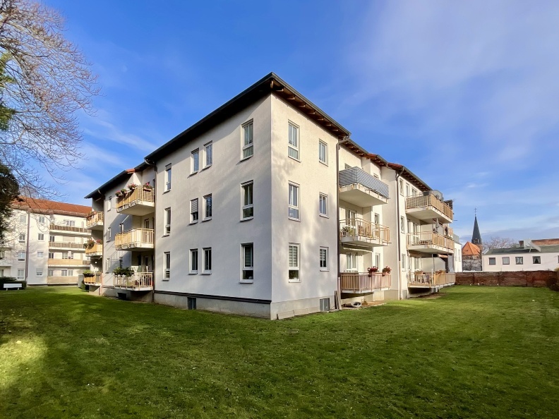 Westansicht des Wohnhauses Westansicht des Wohnhauses