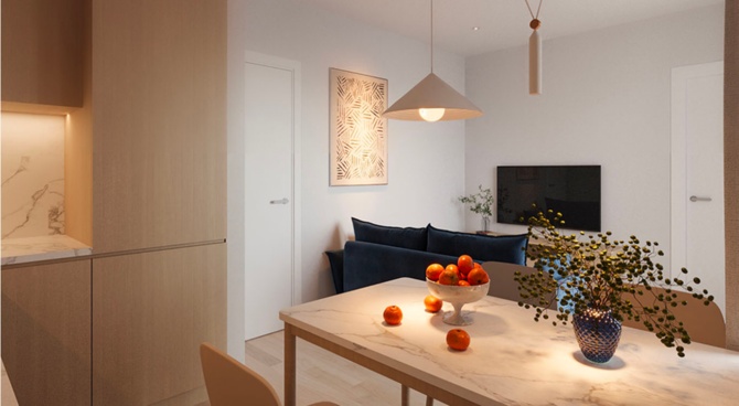 Wohnquartier am Graben Wohnzimmer Wohnquartier am Graben Wohnzimmer